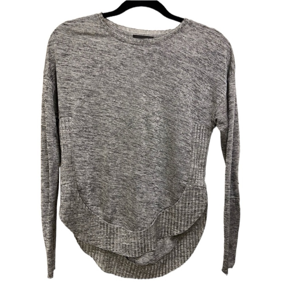 Zara grey sweater w&b 3/4 sleeves small